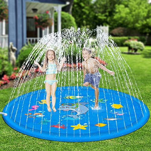 Hotdor Sprinkle Splash Play Mat 68, Best Outdoor Play Mat For Toddlers