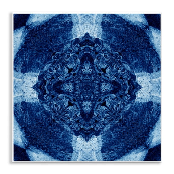 Stupell Industries Eclectic Blue & White Geometric Wall Plaque Art, 12 x 12, by El Perkin