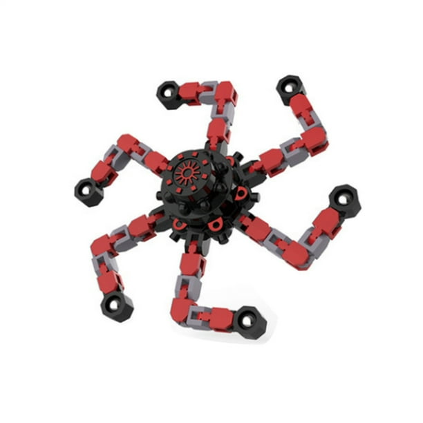 Juguete De Cadena De Descompresión Deformable Diy, Giroscopio Luminoso Para La Yema Del Dedo, Giroscopio Mecánico Creativo, Gran Regalo Para Amigos Y Niños Sweethay FN007959-02
