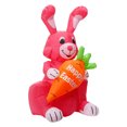 thumbnail image 4 of amlbb Easter Decorations Easter Inflatable Standing Bunny Inflatable Model Glowing Holiday Decoration on Clearance, 4 of 9