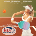 thumbnail image 5 of Pickleball Paddles Set - USAPA Approved Graphite/Fiberglass Pickleball Racket, 2 Pickleball Rackets, 4 Balls and 1 Portable Carry Bag, Aesthetic Pickle Ball Set for Men Women Beginners, 5 of 8