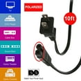 New Xtreme 10ft Replacement Polarized Power Cord, Works with VIZIO