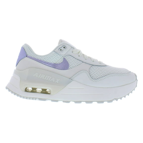 Nike Air Max System Unisex Shoes Size 8, Color: Sail/Oxygen Purple/Phantom