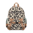 thumbnail image 3 of Cute Leopard Cheetah Pattern Backpack for Studentss Bookbag Animal Print Lightweight Durable Design with Chest Strap Travel/School Use, 3 of 6