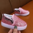 thumbnail image 6 of Toddler Girl Boots,Girls Fashion Sneakers with Flashing LED Lights Sparkly Casual Shoes Breathable Platform Sole Comfortable Kids Shoes for Play and Nighttime,Toddler Snow Boots,Pink,4.5-5 Years, 6 of 8