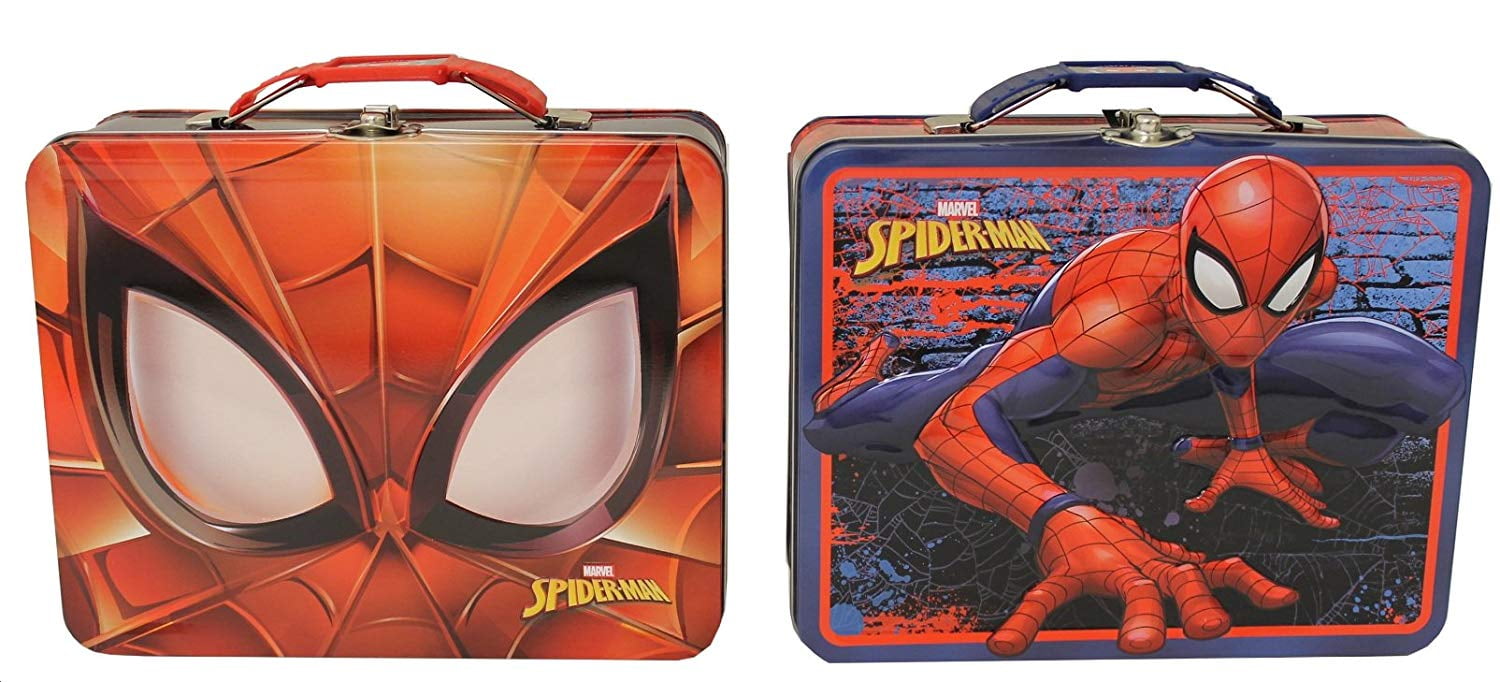 Raised Graphic`Metal Lunchbox->New With Tag,Free To US Spider Sense, Spider-Man 