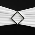 thumbnail image 6 of Efavormart 2" x 2" Black Diamond Chair Buckle Sash Pins, 6 of 11