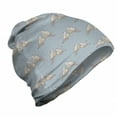thumbnail image 1 of Polka Dots Unisex Beanie, Little Titmouse Birds, Hiking Outdoors, Blue Grey and Dust, by Ambesonne, 1 of 1