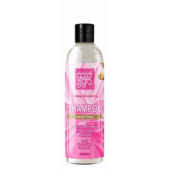 Good2Gro Hydrating & Strengthening Shampoo with Silk Proteins & Mango Butter, 8 oz