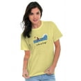 thumbnail image 3 of Shark Attack Surfer Surfing Beach Men's Graphic T Shirt Tees Brisco Brands M, 3 of 6