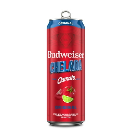 Chelada Budweiser Original American Chelada Beer 25 fl oz 1 Aluminum Can 5% ABV