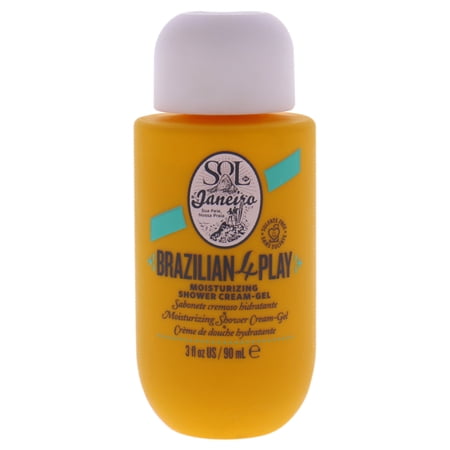Sol de Janeiro Brazilian 4 Play Moisturizing Body Wash Shower Cream-Gel, 3 Oz