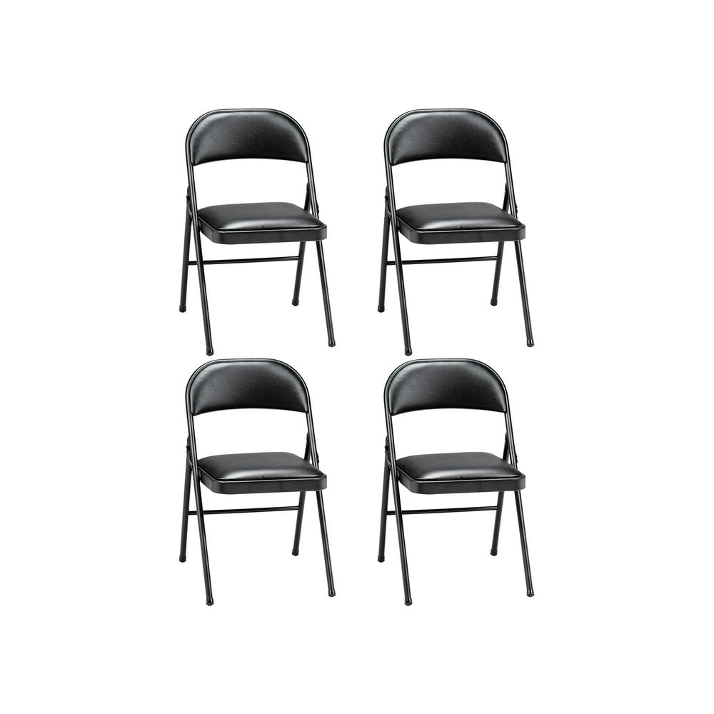 Meco Sudden Comfort Padded Folding Chair - 4 Pack - Walmart.com ...