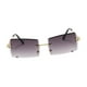 thumbnail image 1 of Gafas de sin borde de lentes de modernos para la playa de compras de viajes de viaje al aire libre Gran gris gradiente, 1 of 8