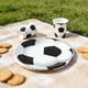 thumbnail image 5 of CaiYueKe 10 Pcs Soccer Party Plates Disposable Football Themed Dinnerware for Sports Birthday Decorations Bulk Paper Plates for Game Day Events Team Party Supplies Adults Celebration, 5 of 7