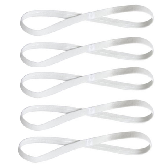 Naierhg 5Pcs Elastic Rope Candy Color Sports Yoga Headband Non-slip Hair Accessories