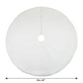 thumbnail image 2 of Holiday Time 48 inches White Faux Fur Tree Skirt, 2 of 3