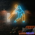 thumbnail image 4 of Handmadetneonsign Cricket Neon Sign, Cricket Player Led Sign, Cricket Sport Home Decor, Cricket Wall Art 74257, 4 of 5