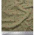 thumbnail image 1 of Soimoi polyester Crepe Fabric Footprint & Rat Animal Print Fabric by the Yard 42 Inch Wide, 1 of 1