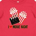 thumbnail image 4 of Inktastic I Love Movie Night Boys or Girls Baby T-Shirt, 4 of 5