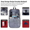 thumbnail image 2 of Mochila para portátil MAXTOP Deep Storage con USB de 17 pulgadas resistente al agua, 2 of 7
