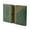 Green, variant on A5 Notebook Cover Refillable Journal Case with Pen Holder Card Slots, PU Protective Sleeve Vintage Traveler Book Protector for Teachers Writers Daily Commute 13.7x9.2Inch
