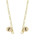 thumbnail image 1 of Goldtone Disc 1/2'' Initial - f - Goldtone Face Mask Necklace, 1 of 2