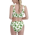 thumbnail image 5 of High Waisted Bikini Sets For Women, Bell Pepper Funny Print Swimsuits Tummy Control, Two Pieces Bathing Suit, 5 of 8