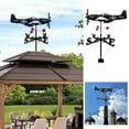 thumbnail image 6 of Hxlazmoo Stainless Steel European Art Weathervane for Outdoor Gardens, Patio & Villa Roof | Durable Wind Direction Decor with Easy Installation & Multiple Styles, 6 of 6