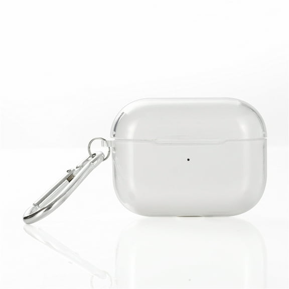 Dteck for AirPods 4th Gen Case Cover with Keychain, Full Protective Case for Men and Women, Compatible with Apple Latest AirPods 4 Case 2024,Clear