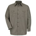 thumbnail image 2 of Red Kap Men's Long Sleeve Microcheck Uniform Shirt, 2 of 4
