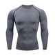 thumbnail image 1 of Guardurnaity Ropa interior térmica para hombre, medias elásticas deportivas de secado rápido, para esquiar, correr, capas Base cálidas, ropa deportiva de Camisetas L Gris Guardurnaity AP013385-21, 1 of 6