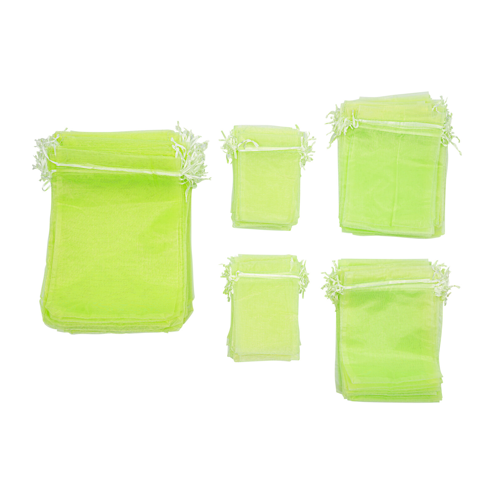 ToppiJoy 300Pcs Nylon Fruit Protection Bags, Garden Netting Bags with Drawstring, Fruit Tree Netting Fruit Tree Bags, Netting Barrier Bags for Protecting Fruits and Vegetables(Green)