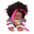 thumbnail image 2 of Muñeca de juguete para niños, 25 cm/9,8 pulgadas, muñecas africanas africanas, muñeca bebé, solución innovadora, 2 of 8