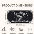 thumbnail image 2 of San Diego Beach Logo Front License Plate, Metal License Plate, Funny Standard Plates Personalized Novelty Decorative For Men/Women/Boys/Girls Car 6×12 Inch, 2 of 7