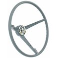 thumbnail image 1 of 1965-1966 Ford Mustang 15" 3-Spoke Steering Wheel 1966 Blue, 1 of 1