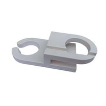 W Unlimited SW2113WT Double Sided Adirondack Chair Wine & Cup Holder, White