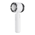 thumbnail image 6 of Hvmvliv Portable Fan Handheld Fan Cold Compress Refrigeration Hanging Neck Small Fan Rechargeable Folding Desktop Mute Turbo Fan White, 6 of 9