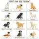 thumbnail image 4 of Juego de figuras de animales Toymany Mini Dog, 12 unidades, regalo para niños, 4 of 9