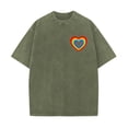 thumbnail image 4 of Yteetum Valentine's Day Gifts T Shirts for Men Oversized Crewneck Cotton Valentine Print Short Sleeves Shirts Mens Casual Round Neck Sports Washed Distressed Top Loose Comfy Soft Tee Shirt, 4 of 5