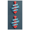 3A, variant on Decorative Design Happy Father's Day Banner Polyester Material Tie Decoration Blue Ribbon for Family Celebration Indoor Decoration Event Decoration