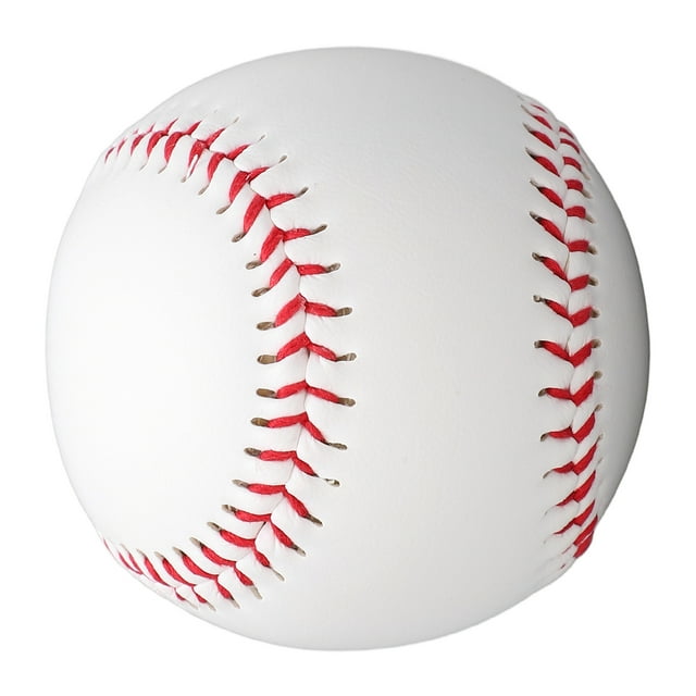 Pelota de entrenamiento de softbol suave interior de goma hecha a mano de béisbol de 9 pulgadas estándar 7,2 cm