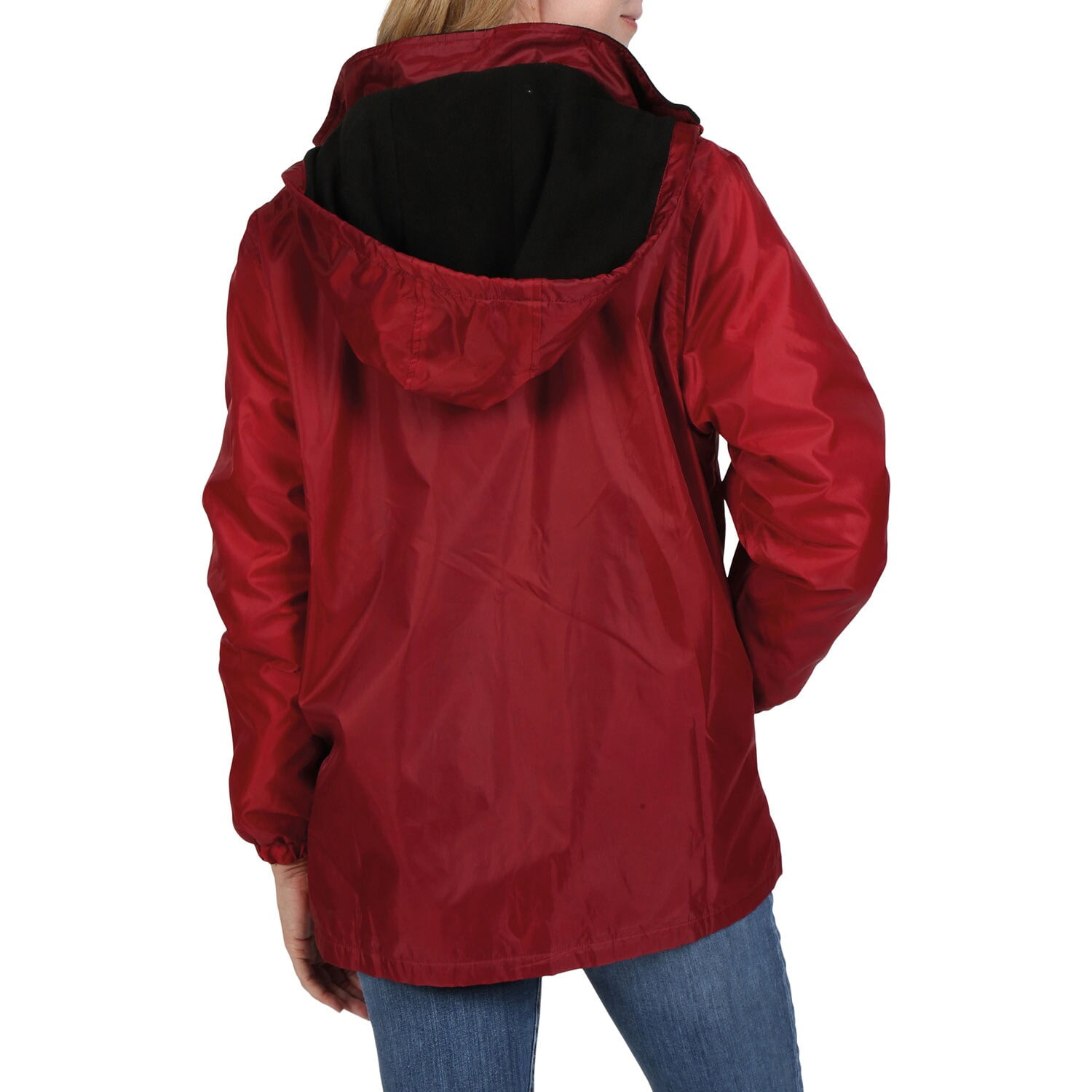 NWT Gallery Short popular Rain Jacket in Merlot