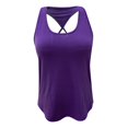 thumbnail image 2 of Aayomet Crop Tops For Women Womens Silk Satin Tank Tops V Neck Casual Cami Sleeveless Camisole Blouses Summer Basic Tank Shirt,Purple S, 2 of 4