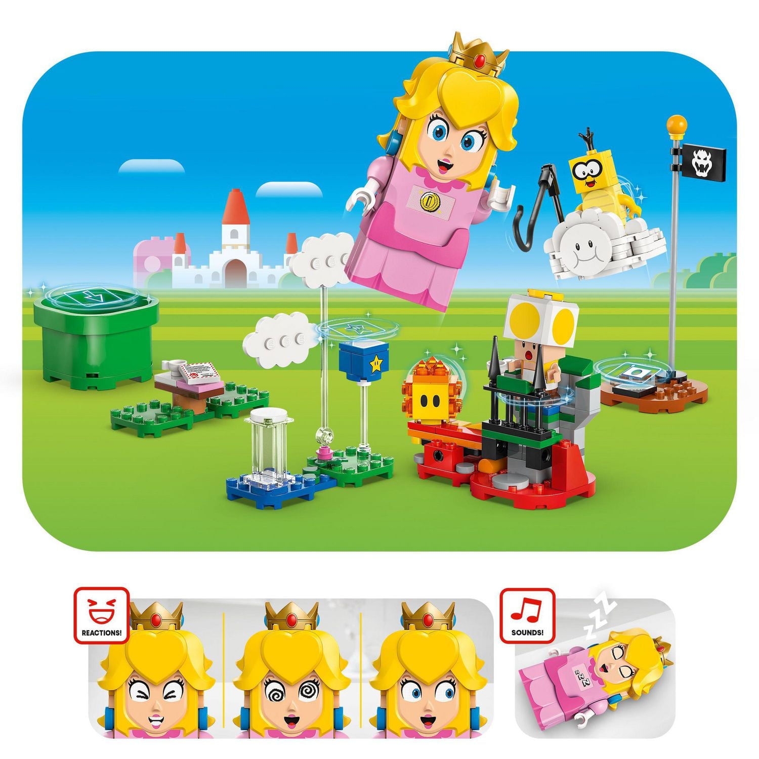 LEGO Super Mario Aventures avec LEGO® Peach interactive 71441 Ensemble de construction (208 pièces)