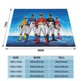 thumbnail image 4 of Manta polar de Power Rangers, súper suave y acogedora, manta de franela ligera, suave y cómoda, mantas de felpa cálidas para sofá, cama, 4 of 5