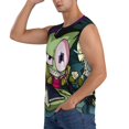thumbnail image 3 of Invader Zim Men's Tank Top Lightweight Summer Sleeveless Tee Shirt Muscle Tank Tops Workout T-Shirts Casual Athletic Undershirts, 3 of 7