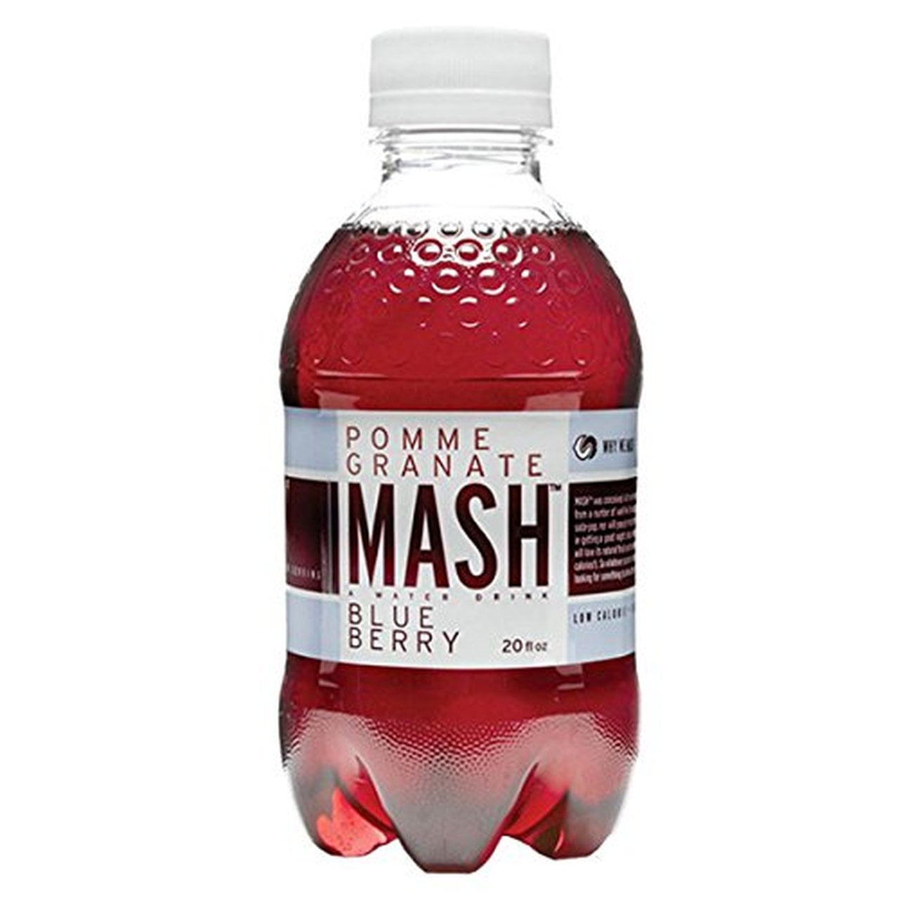 (3 Pack) Mash Pomegranate Blueberry Sparkling Fruit Drink, 20 oz