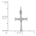 thumbnail image 4 of Finest Gold 14K White Gold 0.06CT Diamond Cross Pendant, 4 of 4