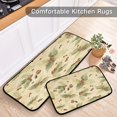 thumbnail image 5 of Coolnut Vintage Berries Kitchen Mat - Cushioned Anti Fatigue Kitchen Rug Set of 2, Non Slip Waterproof Kitchen Mats for Kitchen, Laundry, Sink, Office 19.7"×27.6"+19.7"×47.2" Home Decor, 5 of 7